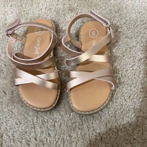 Toddler Rose Gold Sandals